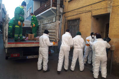 Osmangazi’de çöp ev temizlendi: 2 kamyon dolusu...