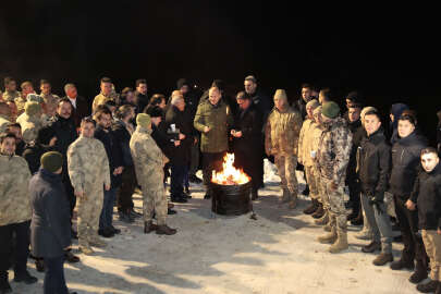 Bakan Soylu yeni yıla Tendürek Dağı’nda girdi