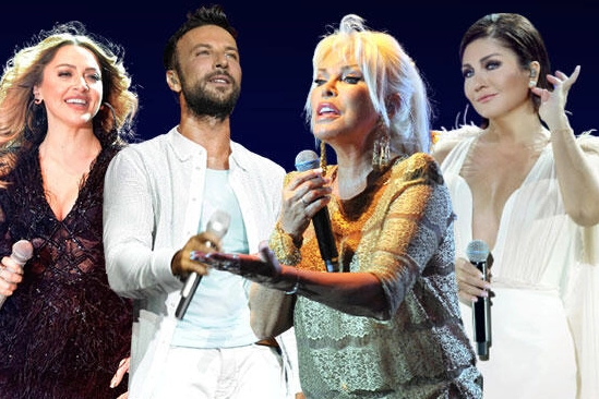 Yılbaşında hangi ünlü nerede sahne aldı?