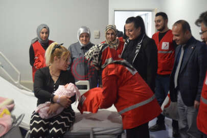 Yılın ilk bebekleri unutulmadı!