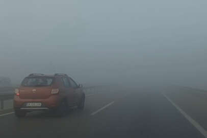Bursa-İzmir yolunda yoğun sis