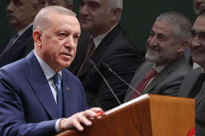 Kabine toplantısında güldüren anlar! Erdoğan Bakan Nebati'ye seslendi: Rahat ol