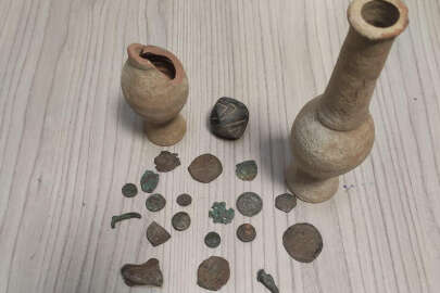 Polis yaptığı ‘şok’ uygulamada tarihi eser ve sikke...