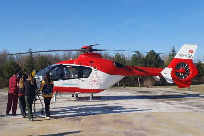 Ambulans helikopter 6 aylık bebek için havalandı!