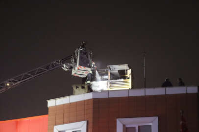 Arıtma tankeri fabrikasındaki yangın!