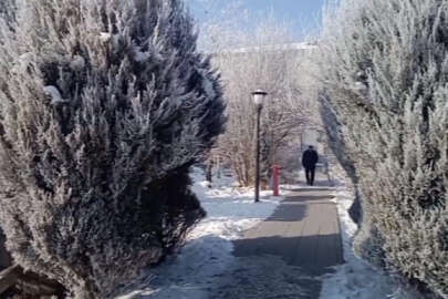 Özalp dondu: Termometreler eksi 15 dereciyi gördü!