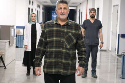 İş kazasında ayağı kopmuştu: 7 ay sonra ilk adım!