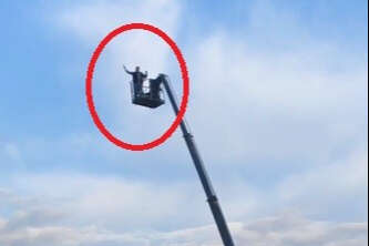 Bursa'da alkollü magandanın yaptığına bak! Vince çıkıp!..