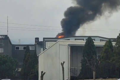 Bursa'da fabrika yangını korkuttu!