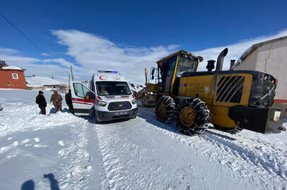 Hamile kadın hastaneye böyle götürüldü!