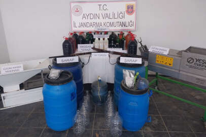 Sahte alkol imalathanesine baskın!