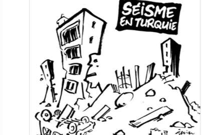 Charlie Hebdo nefret kustu: Depremle alay etti!