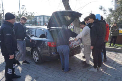 Bu kez alışverişe değil, destek için geliyorlar!