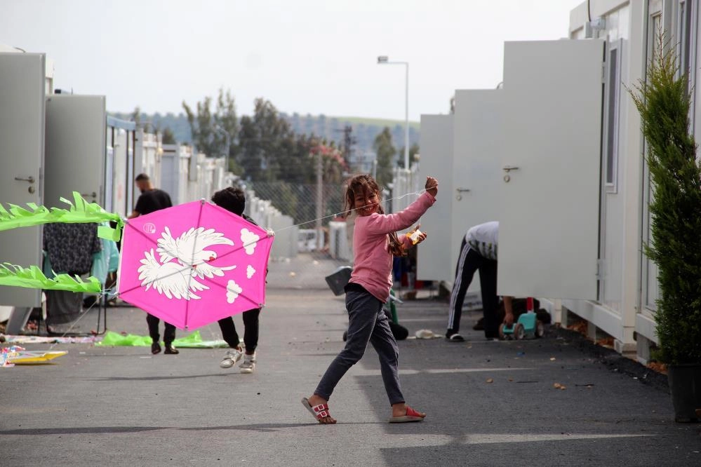 Hatay'da konteynerde yaşam başladı