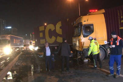 Alkollü TIR sürücüsü dehşet saçtı!