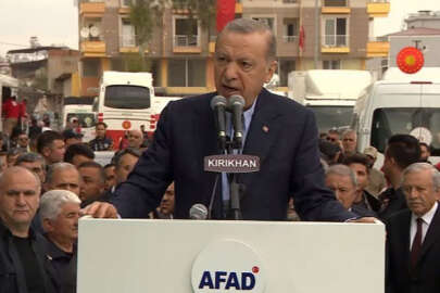 Cumhurbaşkanı Erdoğan: 'Hatay'da 183 bin konut ve köy evi yapmayı planlıyoruz'