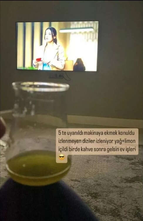 Değişik bir sabah rutini.