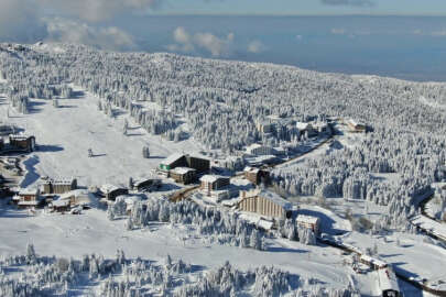 Uludağ'a kar Bursa'ya yağmur yağışı sevindirdi