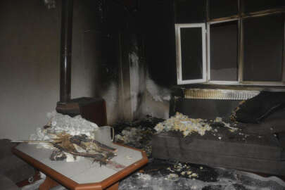 Sobadan çıkan kıvılcım evi kül etti!