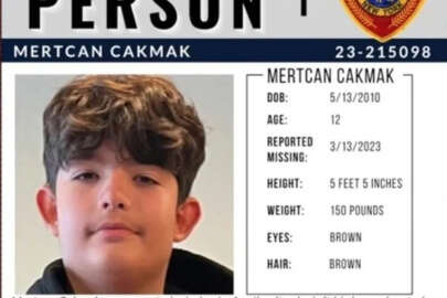 ABD polisi kayıp Mertcan'ı arıyor