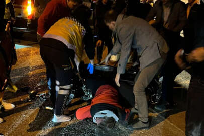Bursa'da İki motosiklet kafa kafaya çarpıştı! Yaralılar var