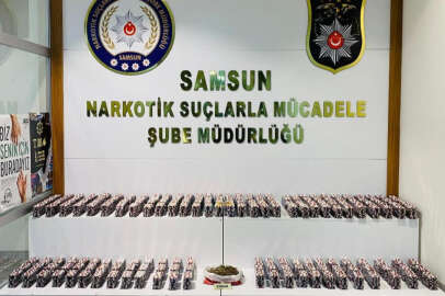 Samsun'da tam 28 bin 298 uyuşturucu hap!..
