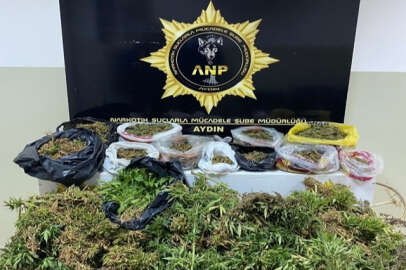 Aydın'da 1 haftada 23 kilo uyuşturucu!