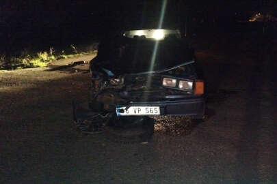 Bursa'da lastik tamiri için durdu canından oluyordu