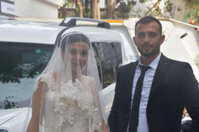 Depremzede çift Bodrum’da dünya evine girdi