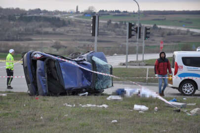 Tekirdağ’da feci kaza: 1 ölü   