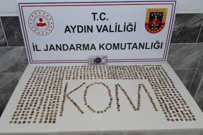 Aydın’da 757 adet altın sikke ele geçirildi
