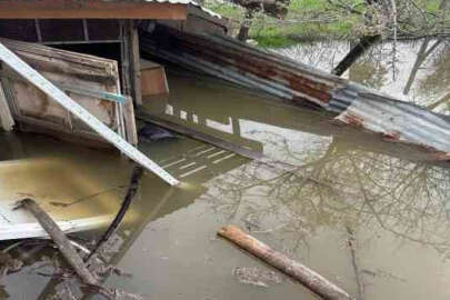 Elazığ'da sağanak sonrası evler ve tarım arazileri sular altında kaldı