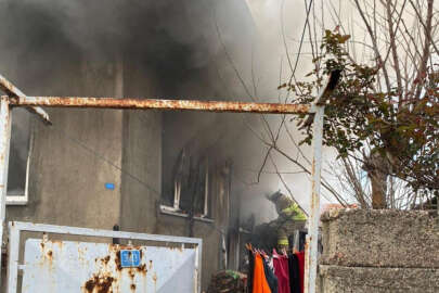 Gönen'de soba patladı, ev kullanılamaz hale geldi