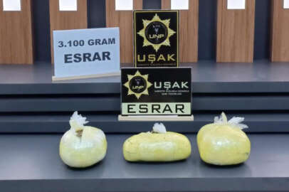 Şüpheli araçtan 3 kilogram esrar çıktı