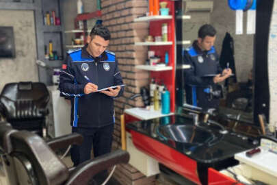 İnegöl’de berberlere denetim