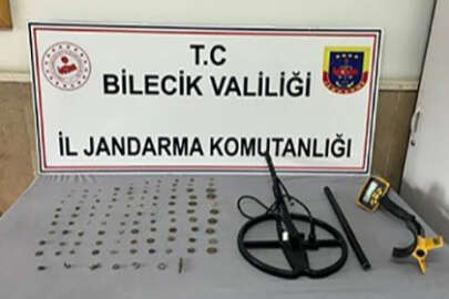 Bilecik'te 103 adet tarihi sikke ele geçirildi 