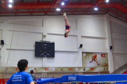 Türkiye Cimnnastik Trampolin Şampiyonası başladı 