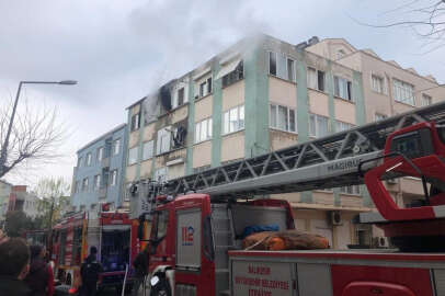  Bandırma'da evde yangın paniği