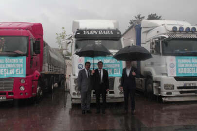  Yıldırım Belediyesi'nin yardımları deprem bölgesine uğurlandı