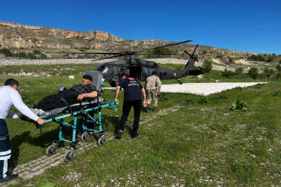 Kalp krizi geçirdi, askeri helikopterle hastaneye kaldırıldı