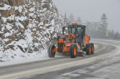 Antalya’ya Nisan ayının sonunda kar!
