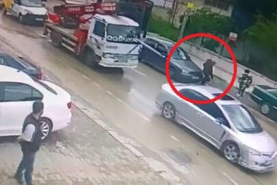 Otomobilin çarptığı yaya metrelerce sürüklendi   