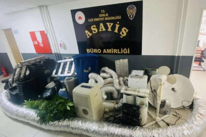 Bursa’da evini uyuşturucu serasına çevirmiş!