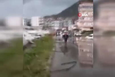 Mersin'de fırtına ve hortum!