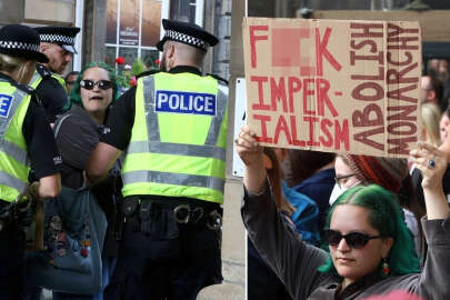 Londra’daki monarşi karşıtı eylemde 52 gözaltı   