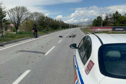 83 yaşındaki motosiklet sürücüsü kazada öldü