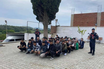 Didim’de 46 düzensiz göçmen yakalandı
