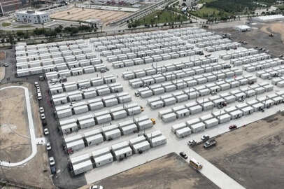 Hatay'da 17 bin 400 konteynere 65 bin 255 depremzede yerleştirildi