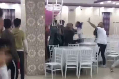 Bursa'da düğün salonunda meydan kavgası! Masa ve sandalyeler havada uçuştu