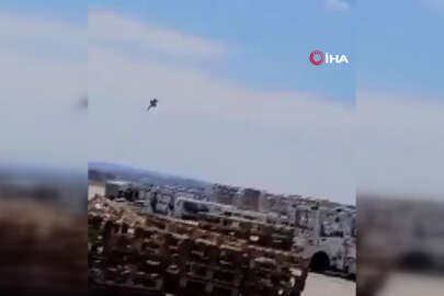 F-18 savaş uçağı otoyola düştü!